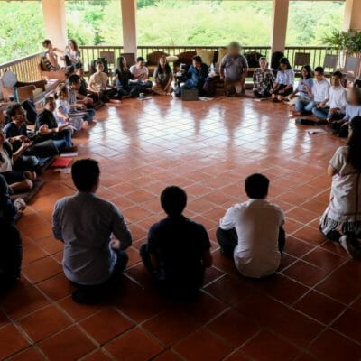 In the last session of the workshops, MLAI participants meet with members of the Mekong Legal Network (MLN) to learn about their experiences and build relationships. MLN is a network of senior public interest lawyers who work together to promote access to justice in the Mekong region around human and environmental rights.