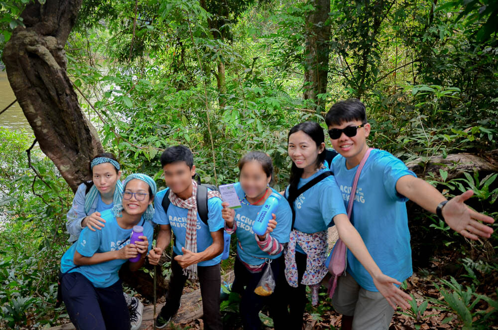The alumni of the EarthRights School join the camp.