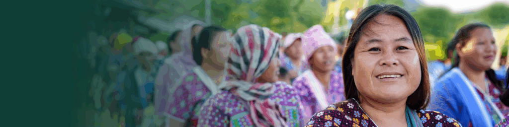 woman smiling at camera